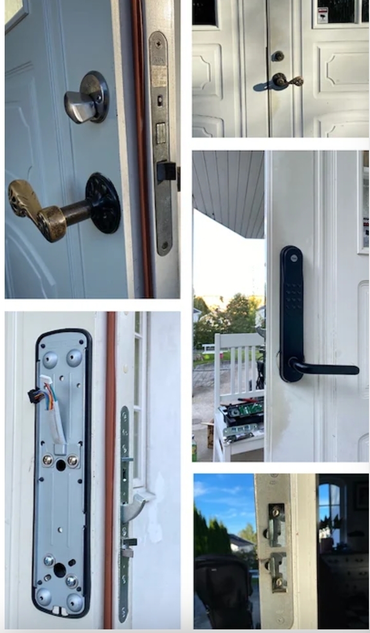 låsbyte-smartlås-yale-doorman-före-efter